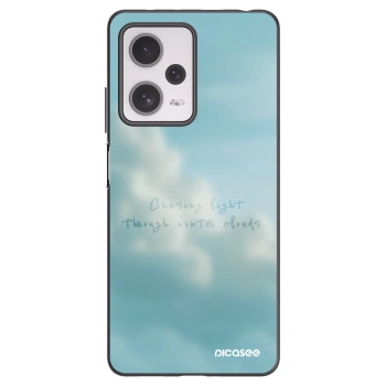 Picasee silikonowe czarne etui na Xiaomi Redmi Note 12 Pro+ 5G - CHASiNG LIGHT