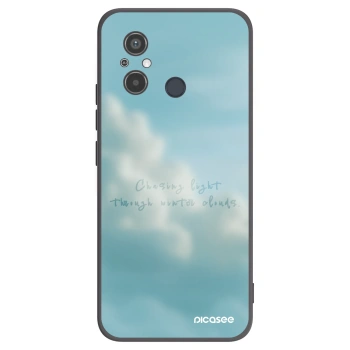 Picasee silikonowe czarne etui na Xiaomi Redmi 12C - CHASiNG LIGHT