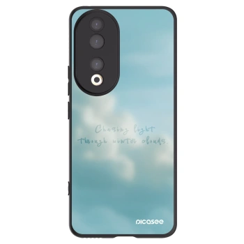 Picasee silikonowe czarne etui na Honor 90 5G - CHASiNG LIGHT