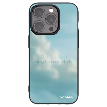 Picasee silikonowe czarne etui na Apple iPhone 15 Pro - CHASiNG LIGHT