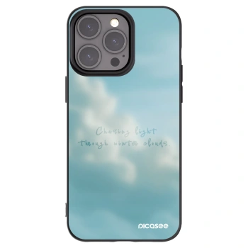 Picasee silikonowe czarne etui na Apple iPhone 15 Pro Max - CHASiNG LIGHT