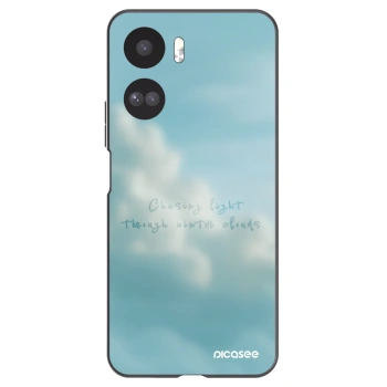Picasee silikonowe czarne etui na Honor 90 Lite 5G - CHASiNG LIGHT
