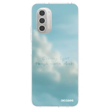 Picasee silikonowe przeźroczyste etui na Motorola Moto G51 - CHASiNG LIGHT