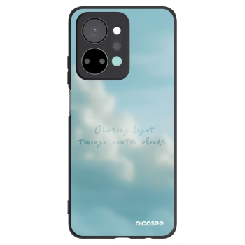 Picasee silikonowe czarne etui na Honor X7a - CHASiNG LIGHT
