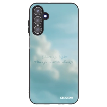 Picasee silikonowe czarne etui na Samsung Galaxy A15 A156B 5G - CHASiNG LIGHT