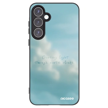 Picasee silikonowe czarne etui na Samsung Galaxy A55 5G A556B - CHASiNG LIGHT