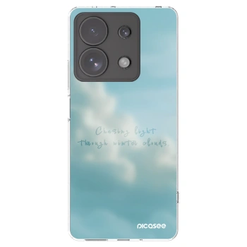 Picasee silikonowe przeźroczyste etui na Xiaomi Redmi Note 13 Pro 4G - CHASiNG LIGHT