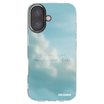 Picasee silikonowe przeźroczyste etui na Apple iPhone 16 - CHASiNG LIGHT
