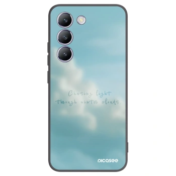 Picasee silikonowe czarne etui na Vivo V40 SE 5G - CHASiNG LIGHT