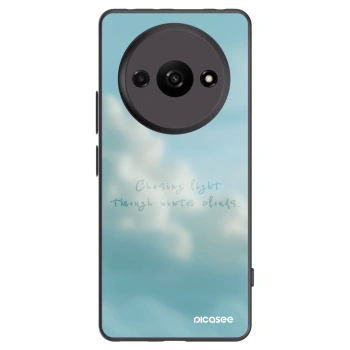 Picasee silikonowe czarne etui na Xiaomi Redmi A3 - CHASiNG LIGHT