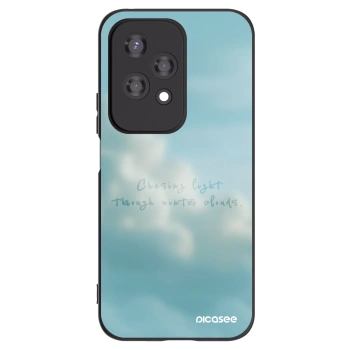 Picasee silikonowe czarne etui na Honor 200 Lite - CHASiNG LIGHT