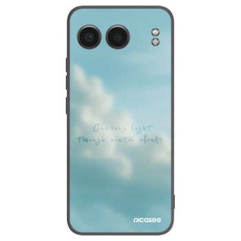 Picasee silikonowe czarne etui na OnePlus Nord 4 - CHASiNG LIGHT