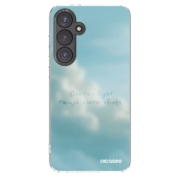 Picasee silikonowe przeźroczyste etui na Samsung Galaxy S24 FE S721B - CHASiNG LIGHT