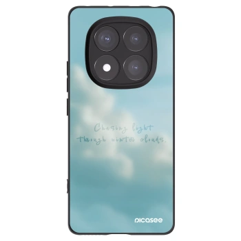 Picasee silikonowe czarne etui na Xiaomi Redmi Note 14 Pro 5G - CHASiNG LIGHT