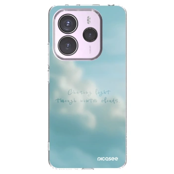 Picasee silikonowe przeźroczyste etui na Xiaomi Redmi Note 14 5G - CHASiNG LIGHT