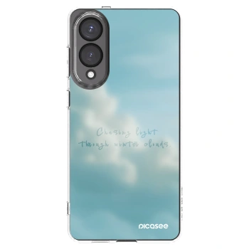 Picasee silikonowe przeźroczyste etui na Samsung Galaxy S25 Edge 5G - CHASiNG LIGHT