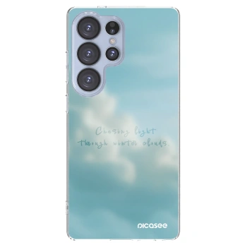 Picasee silikonowe przeźroczyste etui na Samsung Galaxy S25 Ultra 5G - CHASiNG LIGHT