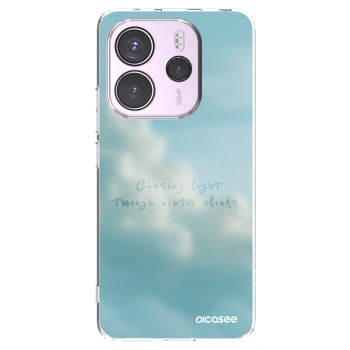 Picasee silikonowe przeźroczyste etui na Xiaomi Redmi Note 14 4G - CHASiNG LIGHT