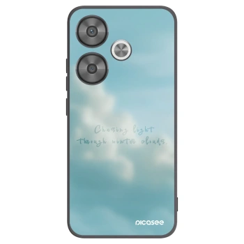 Picasee silikonowe czarne etui na Xiaomi Poco F6 - CHASiNG LIGHT