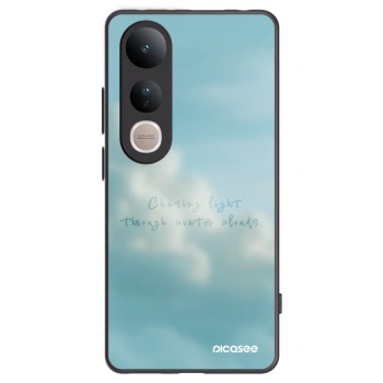 Picasee silikonowe czarne etui na Vivo V50 Lite 5G - CHASiNG LIGHT