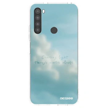 Picasee silikonowe przeźroczyste etui na Xiaomi Redmi Note 8 - CHASiNG LIGHT
