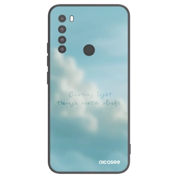 Picasee silikonowe czarne etui na Xiaomi Redmi Note 8 - CHASiNG LIGHT