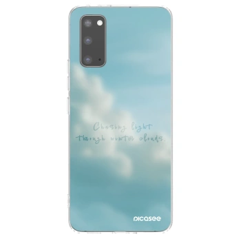 Picasee silikonowe przeźroczyste etui na Samsung Galaxy S20 G980F - CHASiNG LIGHT