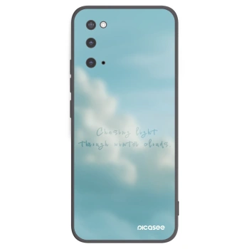 Picasee silikonowe czarne etui na Samsung Galaxy S20 G980F - CHASiNG LIGHT