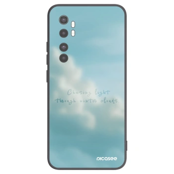 Picasee silikonowe czarne etui na Xiaomi Mi Note 10 Lite - CHASiNG LIGHT