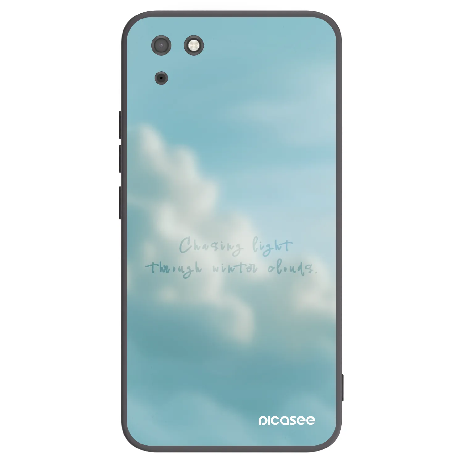 Picasee silikonowe czarne etui na Huawei Y5P - CHASiNG LIGHT