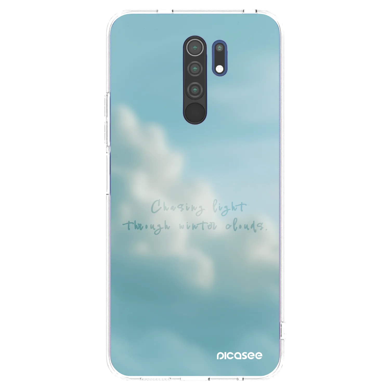 Picasee silikonowe przeźroczyste etui na Xiaomi Redmi 9 - CHASiNG LIGHT