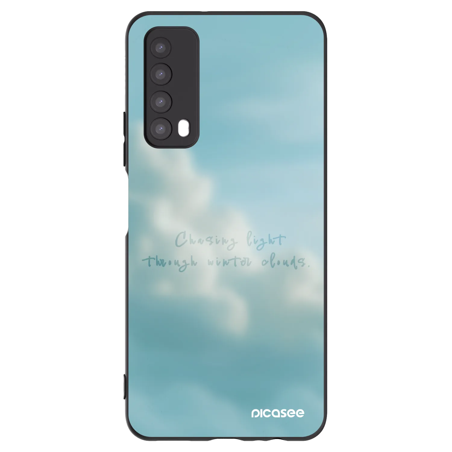 Picasee silikonowe czarne etui na Huawei P Smart 2021 - CHASiNG LIGHT