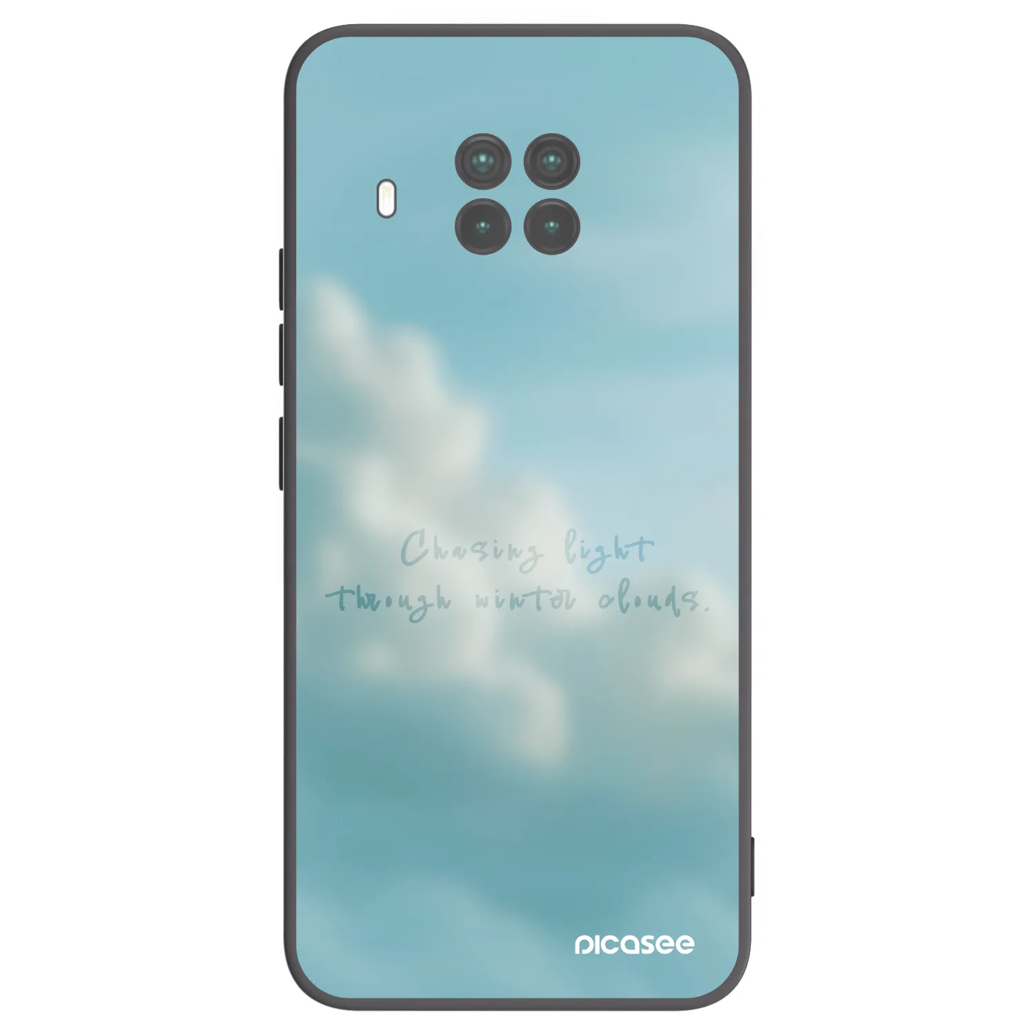 Picasee silikonowe czarne etui na Xiaomi Mi 10T Lite - CHASiNG LIGHT