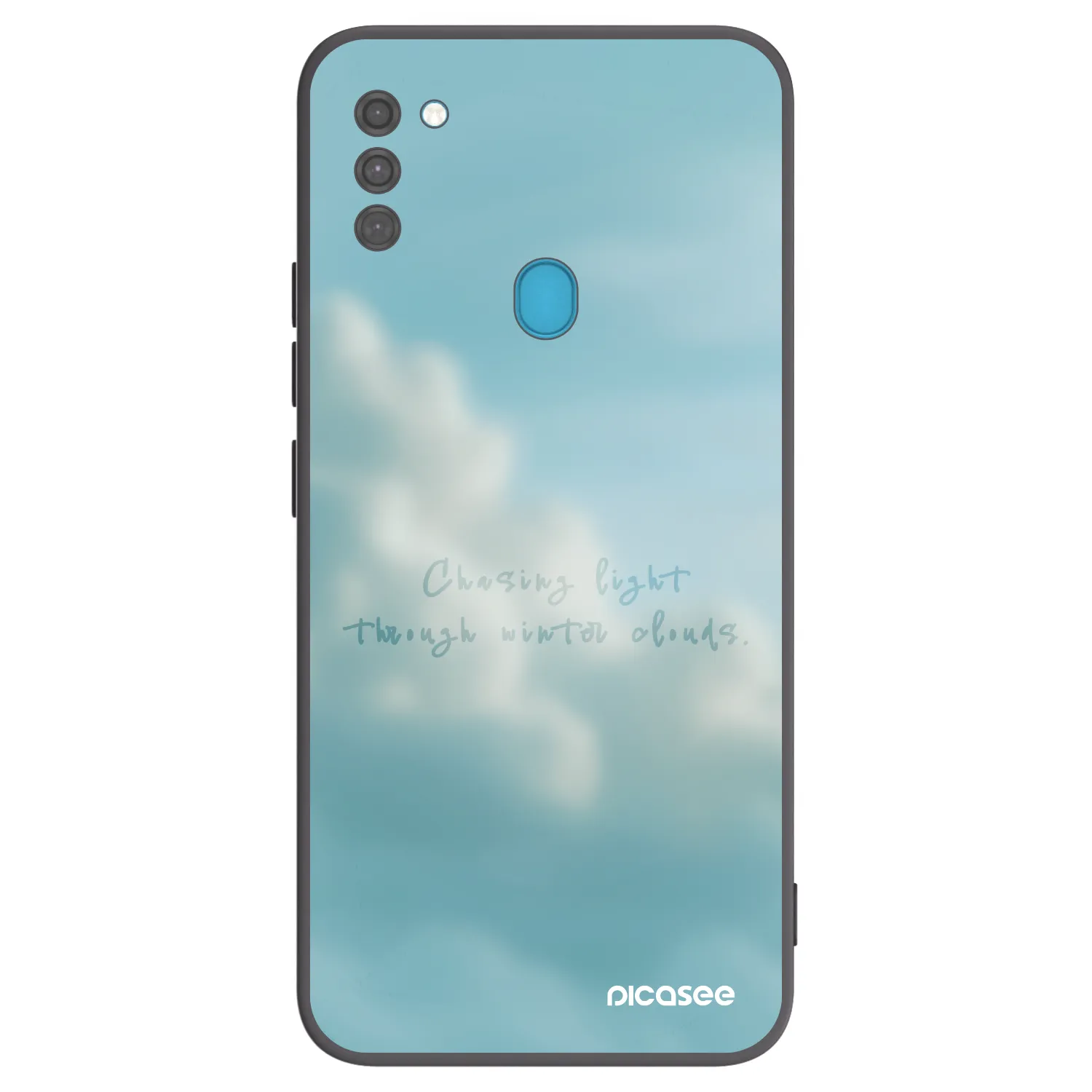 Picasee silikonowe czarne etui na Samsung Galaxy M11 - CHASiNG LIGHT
