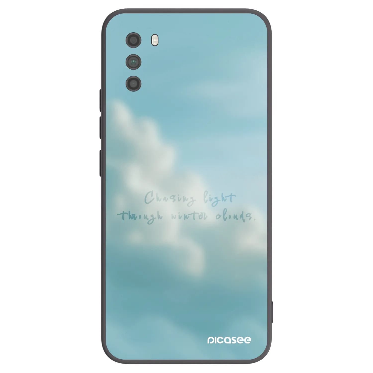 Picasee silikonowe czarne etui na Xiaomi Poco M3 - CHASiNG LIGHT