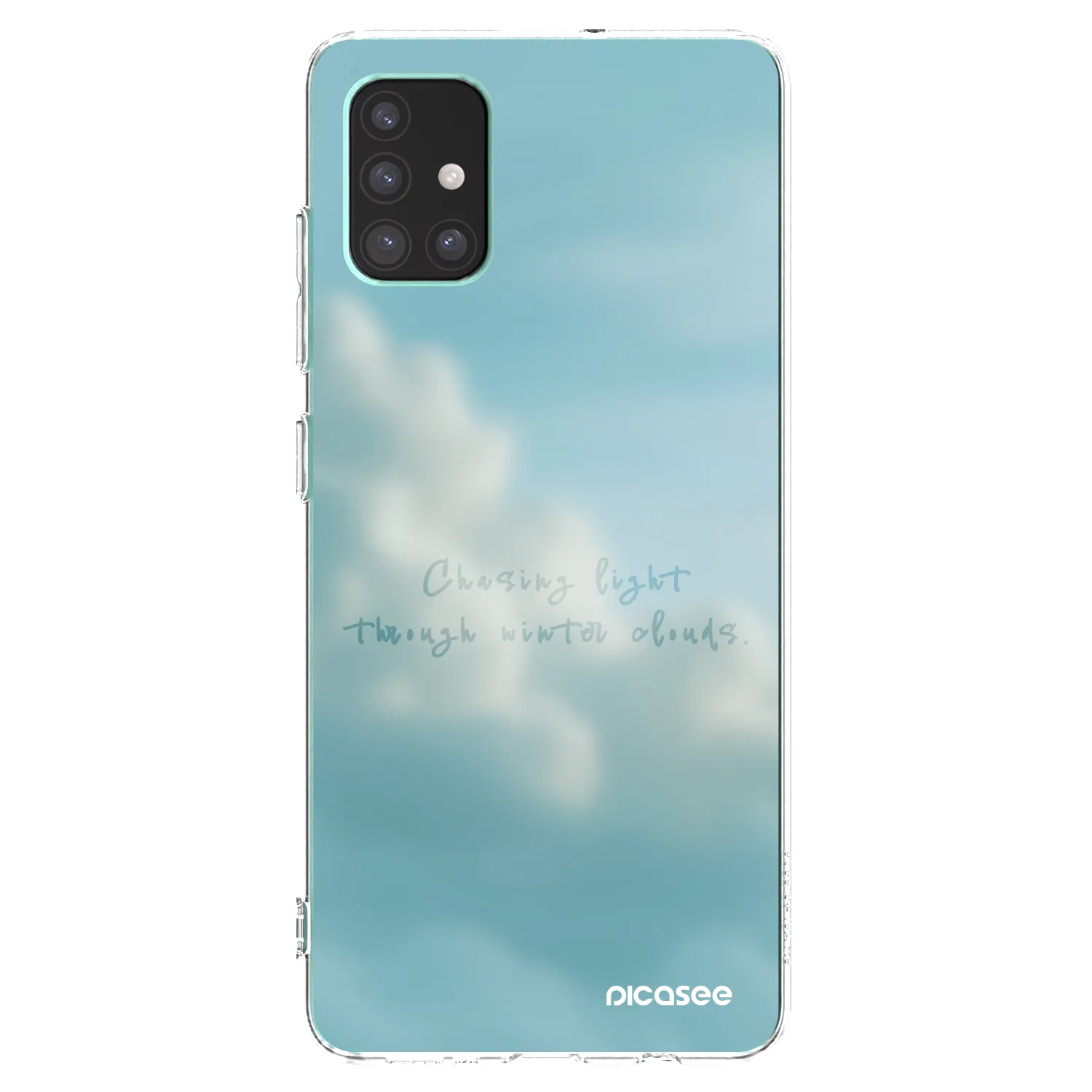 Picasee silikonowe przeźroczyste etui na Samsung Galaxy M51 M515F - CHASiNG LIGHT