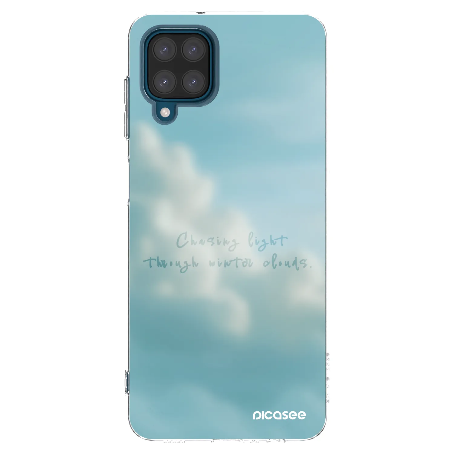 Picasee silikonowe przeźroczyste etui na Samsung Galaxy A12 A125F - CHASiNG LIGHT