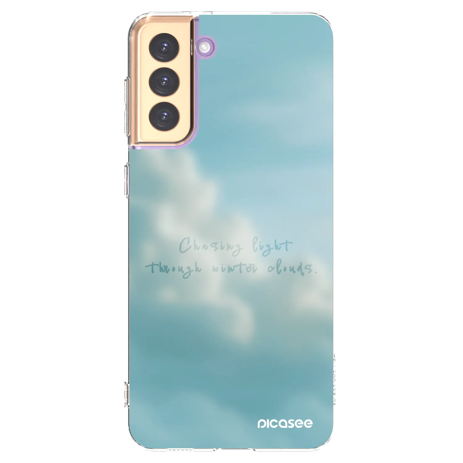 Picasee silikonowe przeźroczyste etui na Samsung Galaxy S21+ 5G G996F - CHASiNG LIGHT