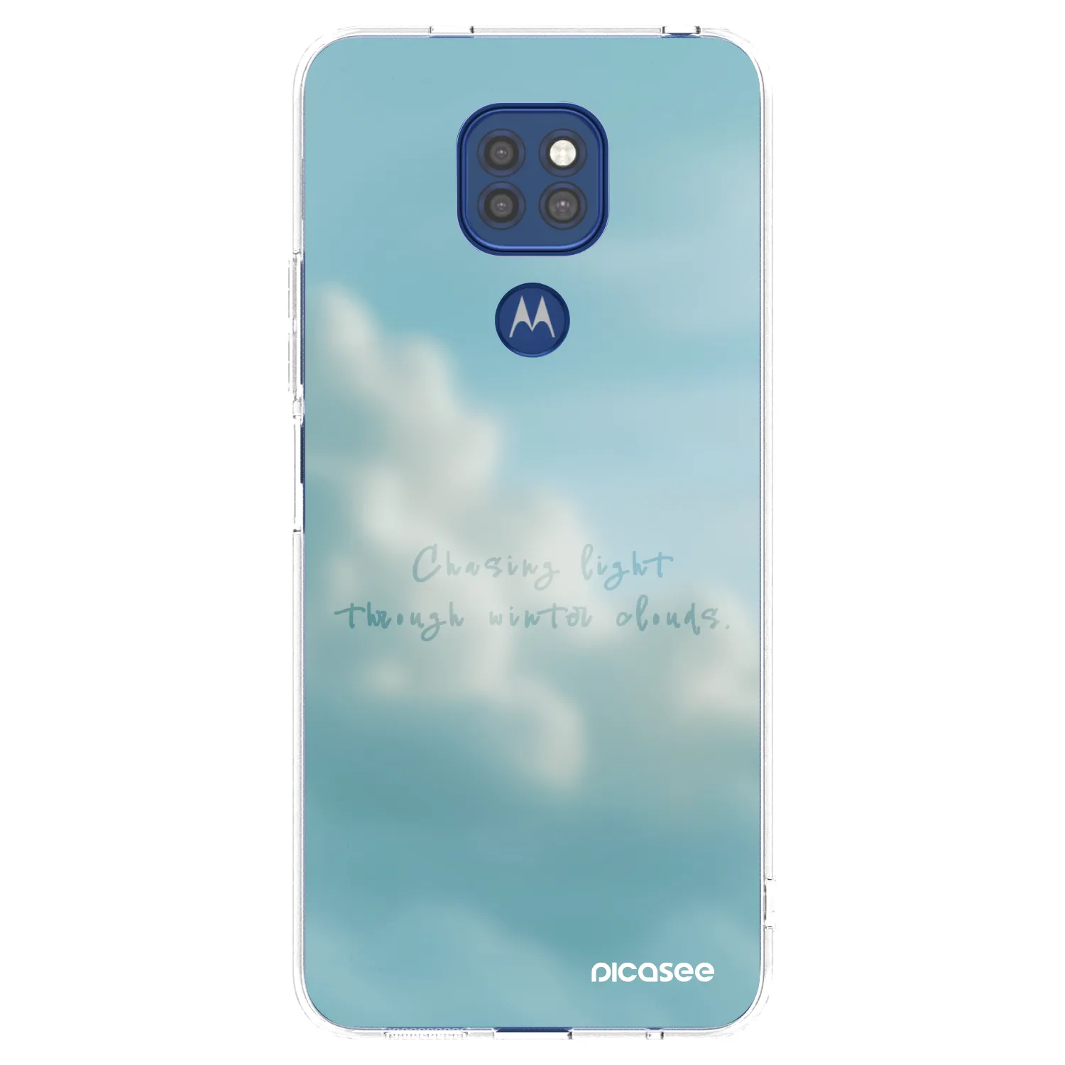 Picasee silikonowe przeźroczyste etui na Motorola Moto G9 Play - CHASiNG LIGHT