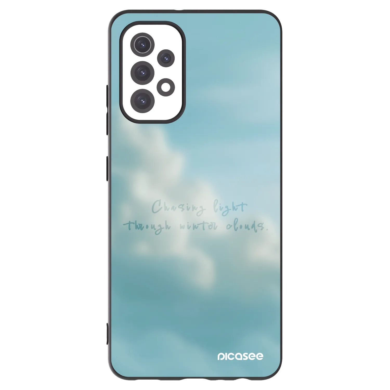 Picasee silikonowe czarne etui na Samsung Galaxy A32 5G A326B - CHASiNG LIGHT
