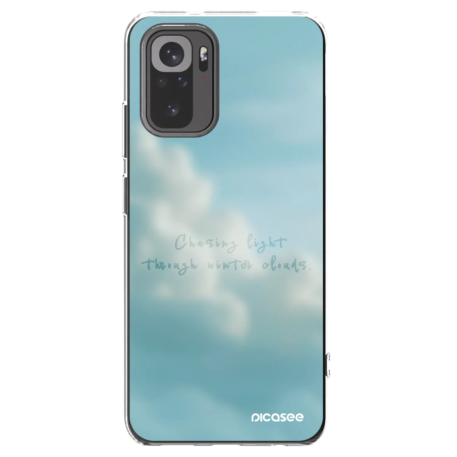Picasee silikonowe przeźroczyste etui na Xiaomi Redmi Note 10S - CHASiNG LIGHT
