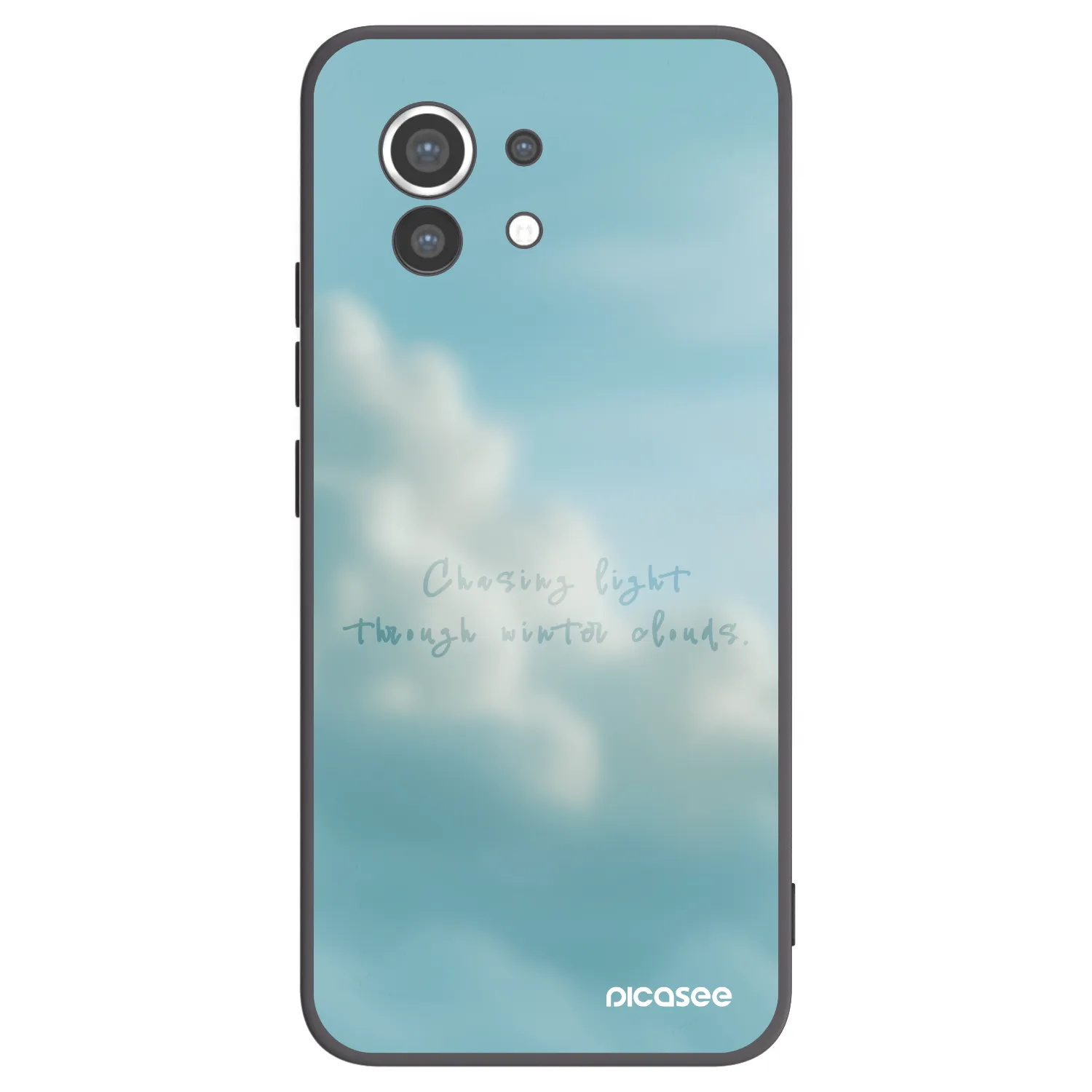 Picasee silikonowe czarne etui na Xiaomi Mi 11 - CHASiNG LIGHT
