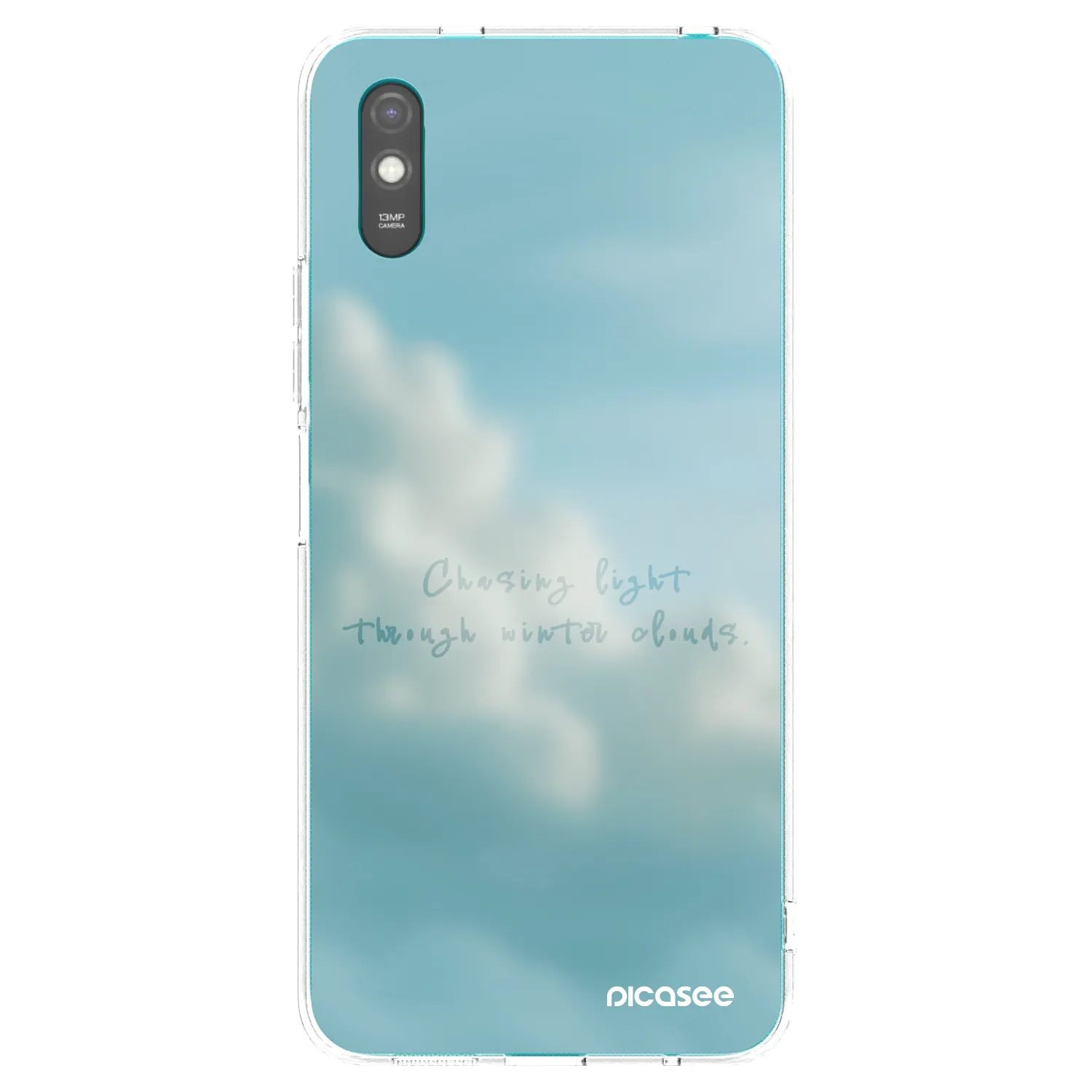 Picasee silikonowe przeźroczyste etui na Xiaomi Redmi 9AT - CHASiNG LIGHT