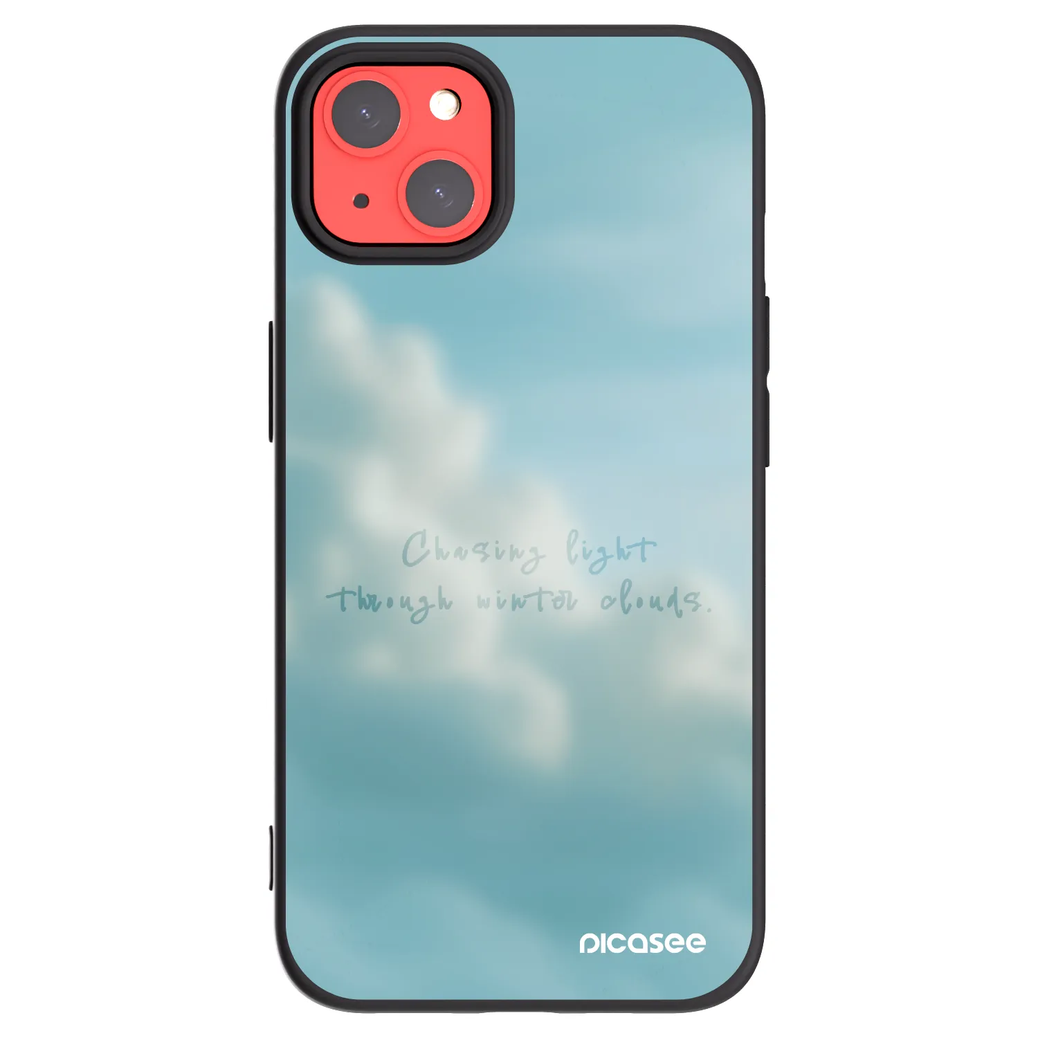 Picasee silikonowe czarne etui na Apple iPhone 13 - CHASiNG LIGHT