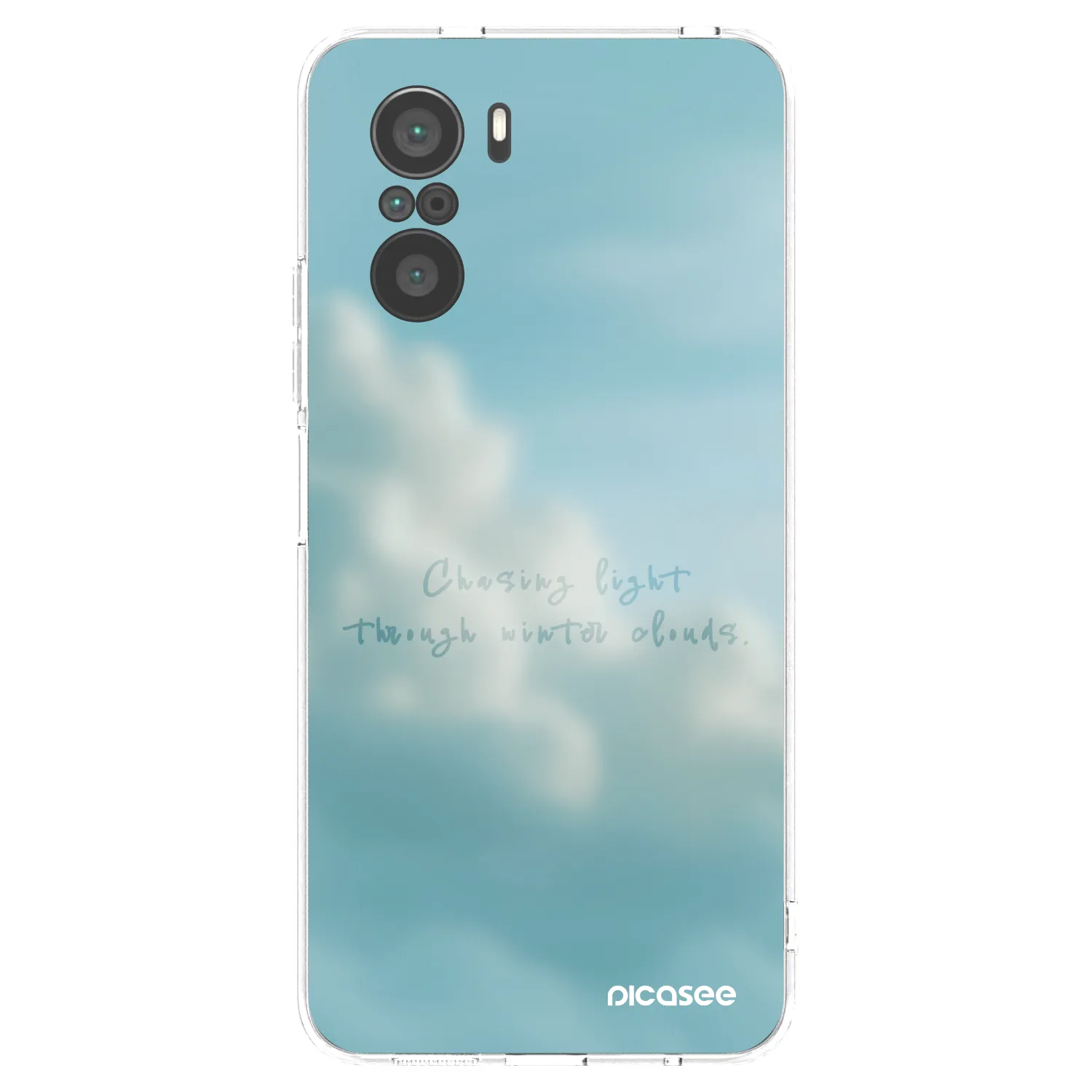 Picasee silikonowe przeźroczyste etui na Xiaomi Poco F3 - CHASiNG LIGHT