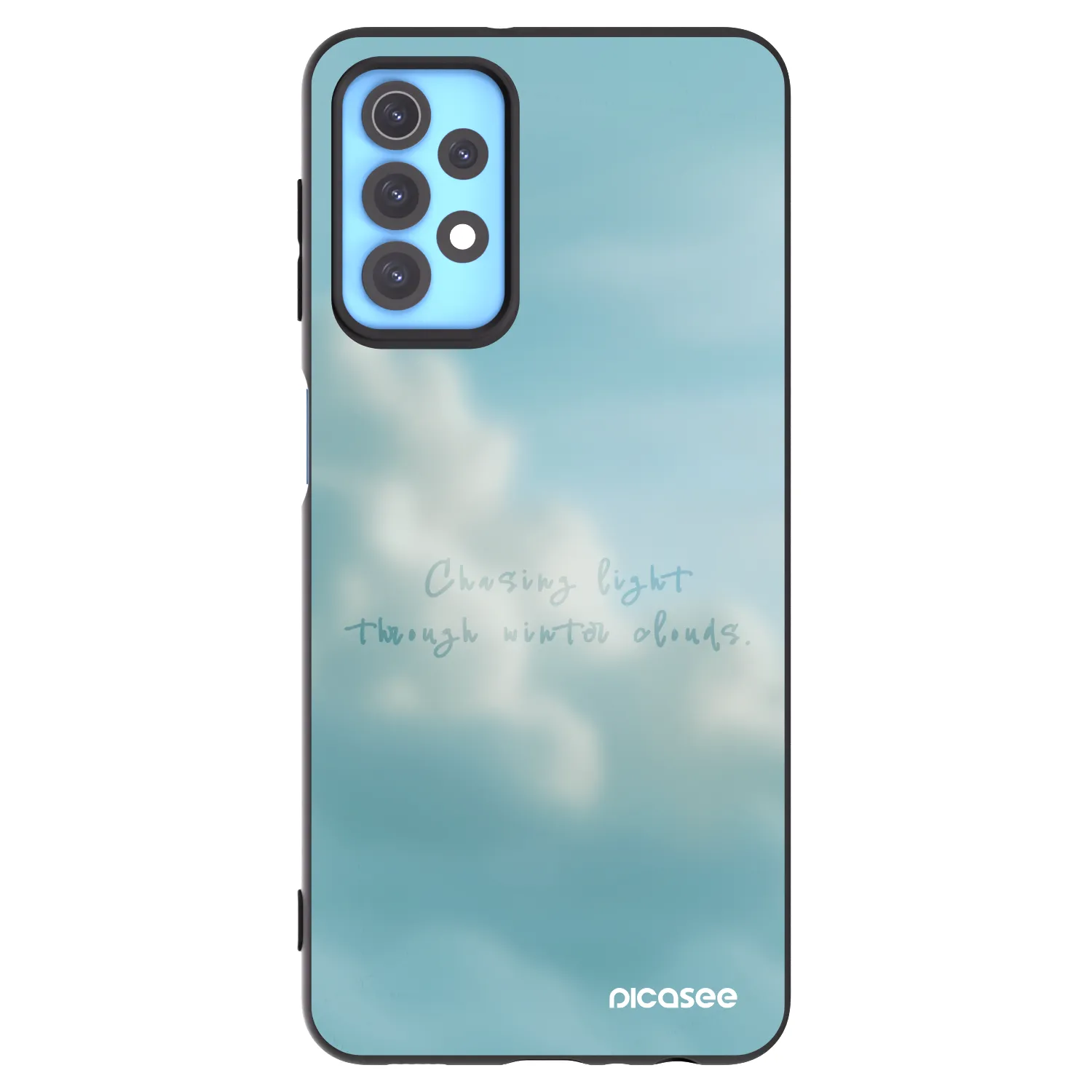 Picasee silikonowe czarne etui na Samsung Galaxy A32 4G SM-A325F - CHASiNG LIGHT