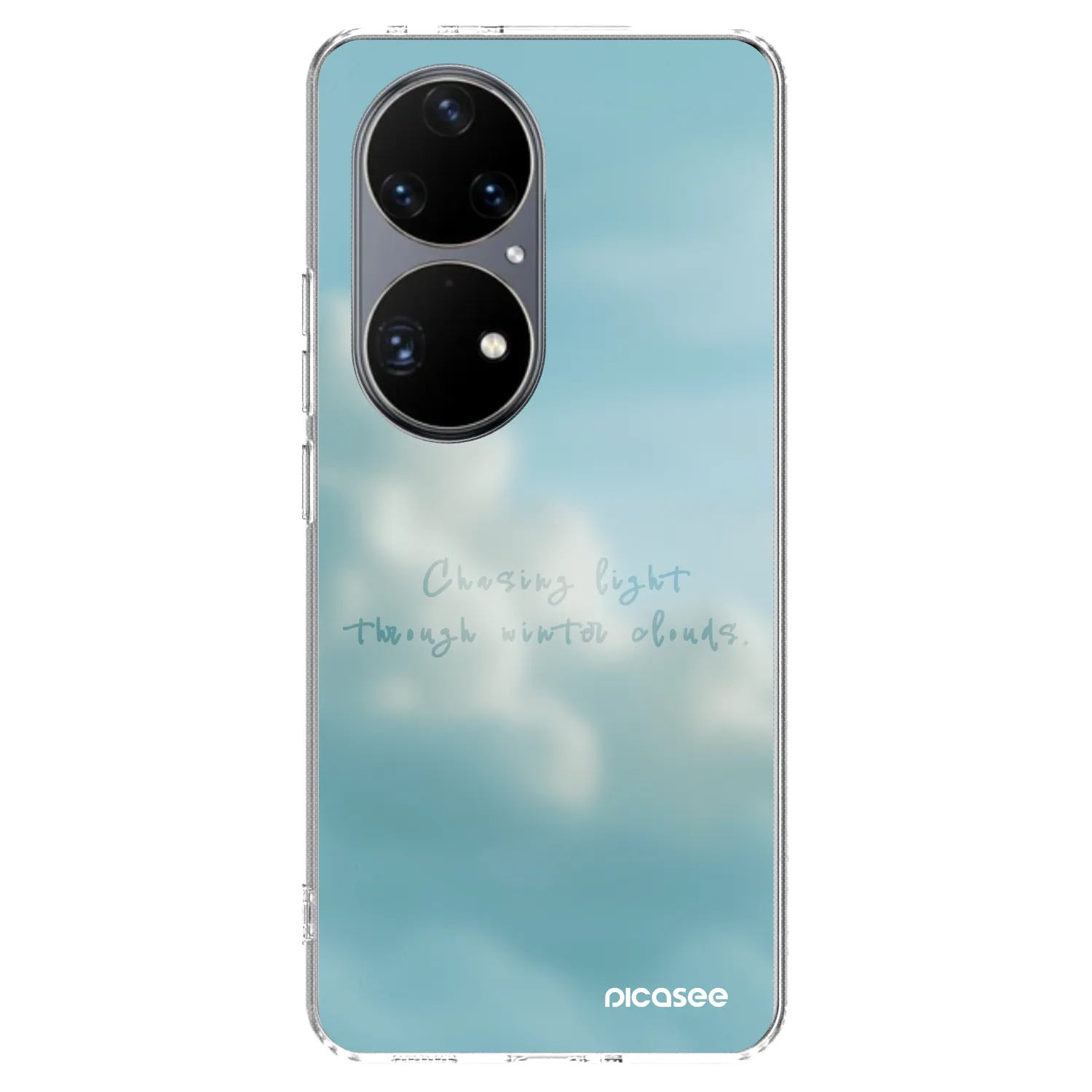 Picasee silikonowe przeźroczyste etui na Huawei P50 - CHASiNG LIGHT