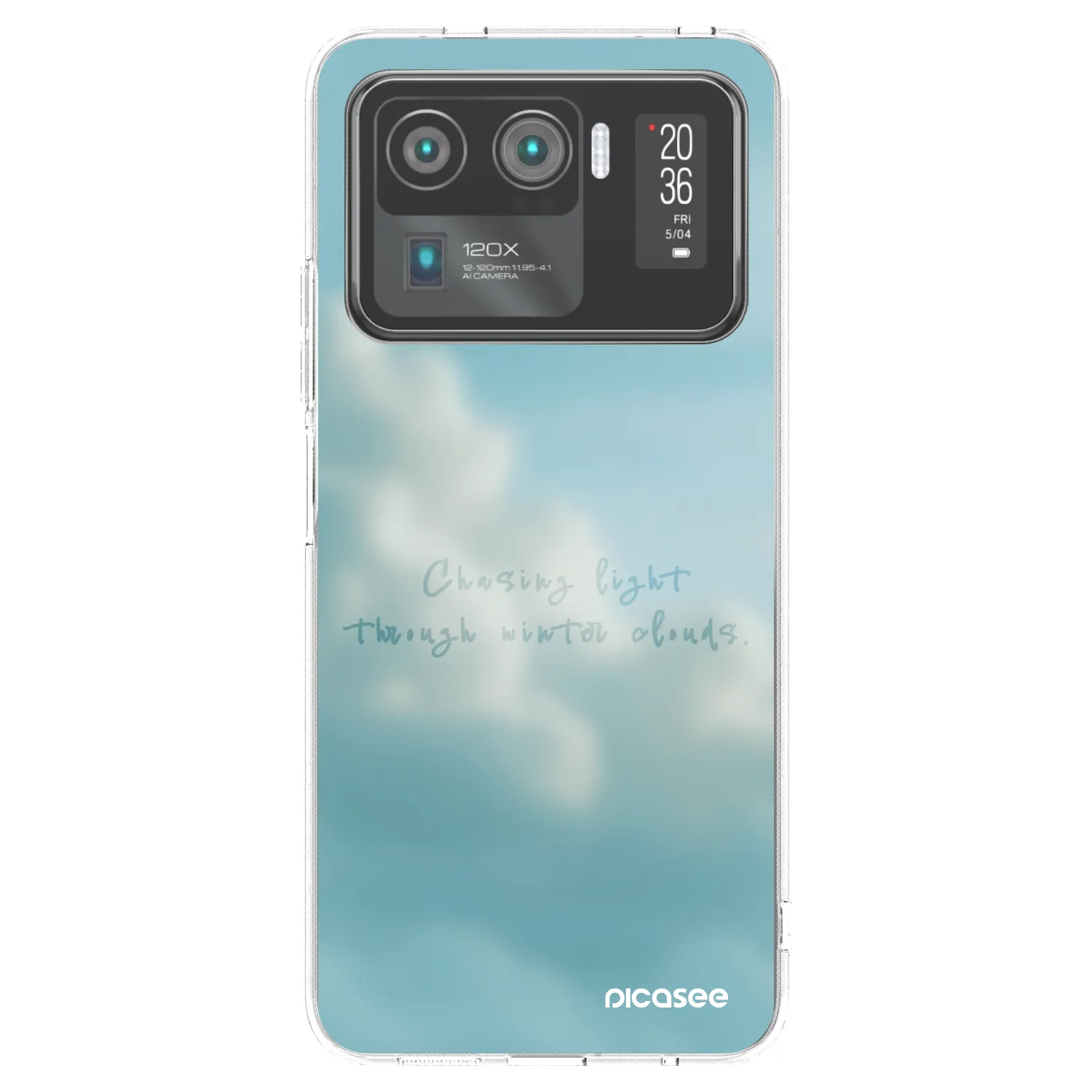 Picasee silikonowe przeźroczyste etui na Xiaomi Mi 11 Ultra - CHASiNG LIGHT