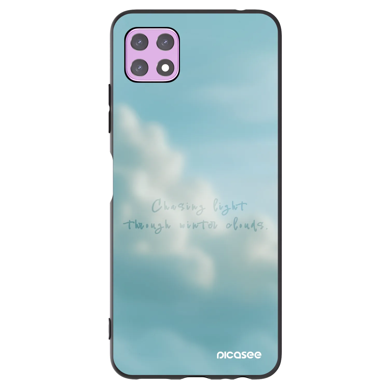 Picasee silikonowe czarne etui na Samsung Galaxy A22 A226B 5G - CHASiNG LIGHT