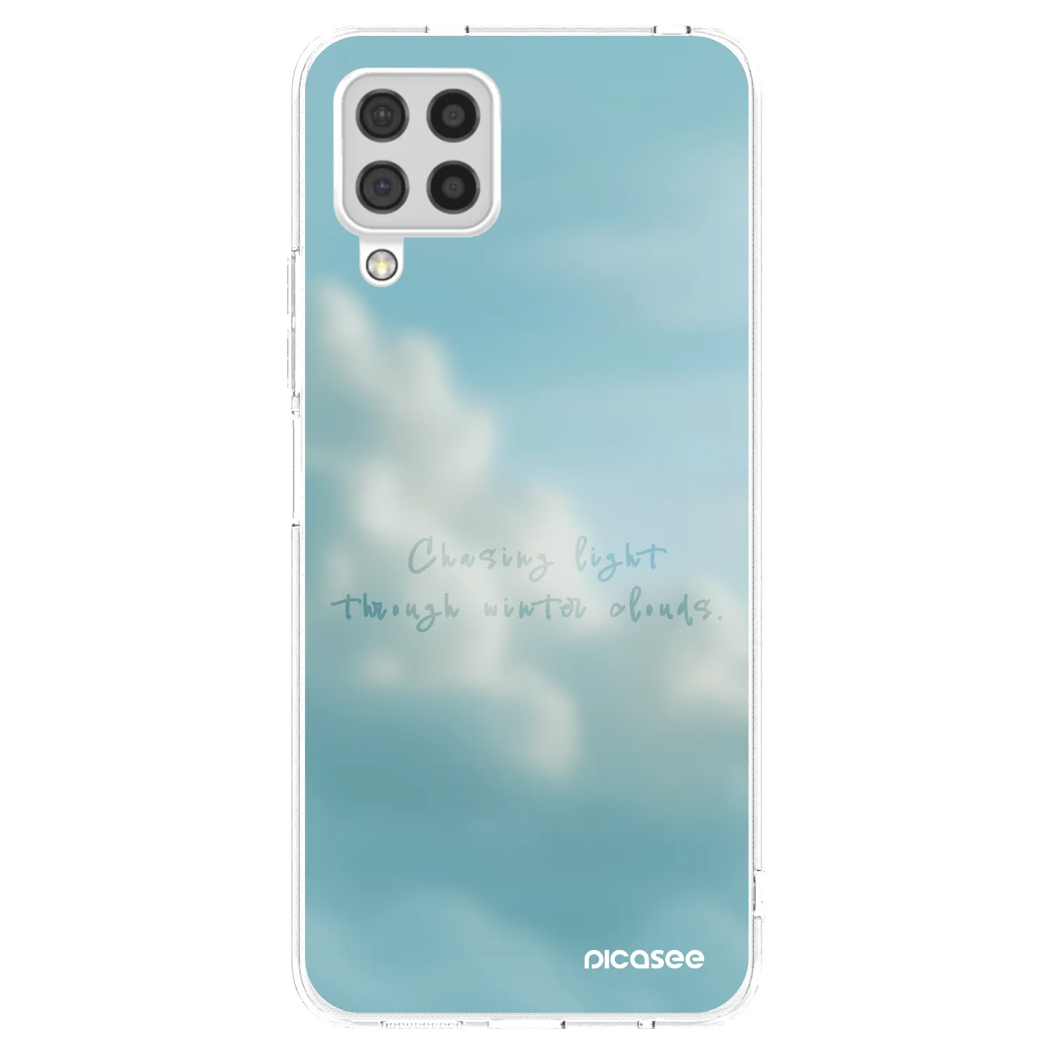 Picasee silikonowe przeźroczyste etui na Samsung Galaxy A22 A225F 4G - CHASiNG LIGHT